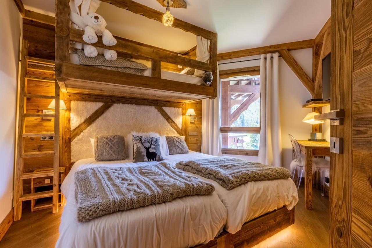 Arc 1950, Ambiance Chalet Luxe 5/7Pers Dans Residence 5* Skis Aux Pieds Avec Spa Les Arcs  Ngoại thất bức ảnh