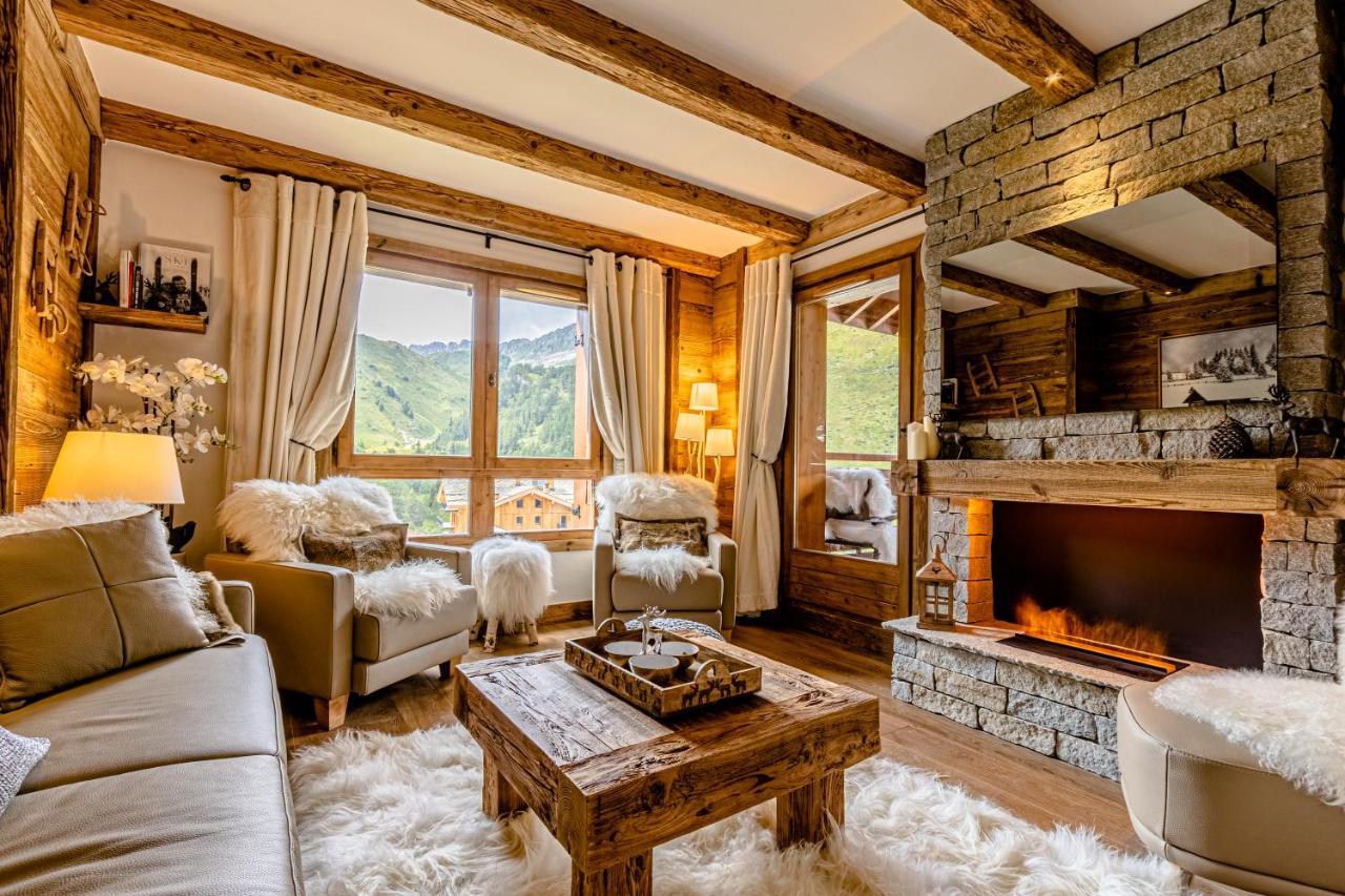 Arc 1950, Ambiance Chalet Luxe 5/7Pers Dans Residence 5* Skis Aux Pieds Avec Spa Les Arcs  Ngoại thất bức ảnh