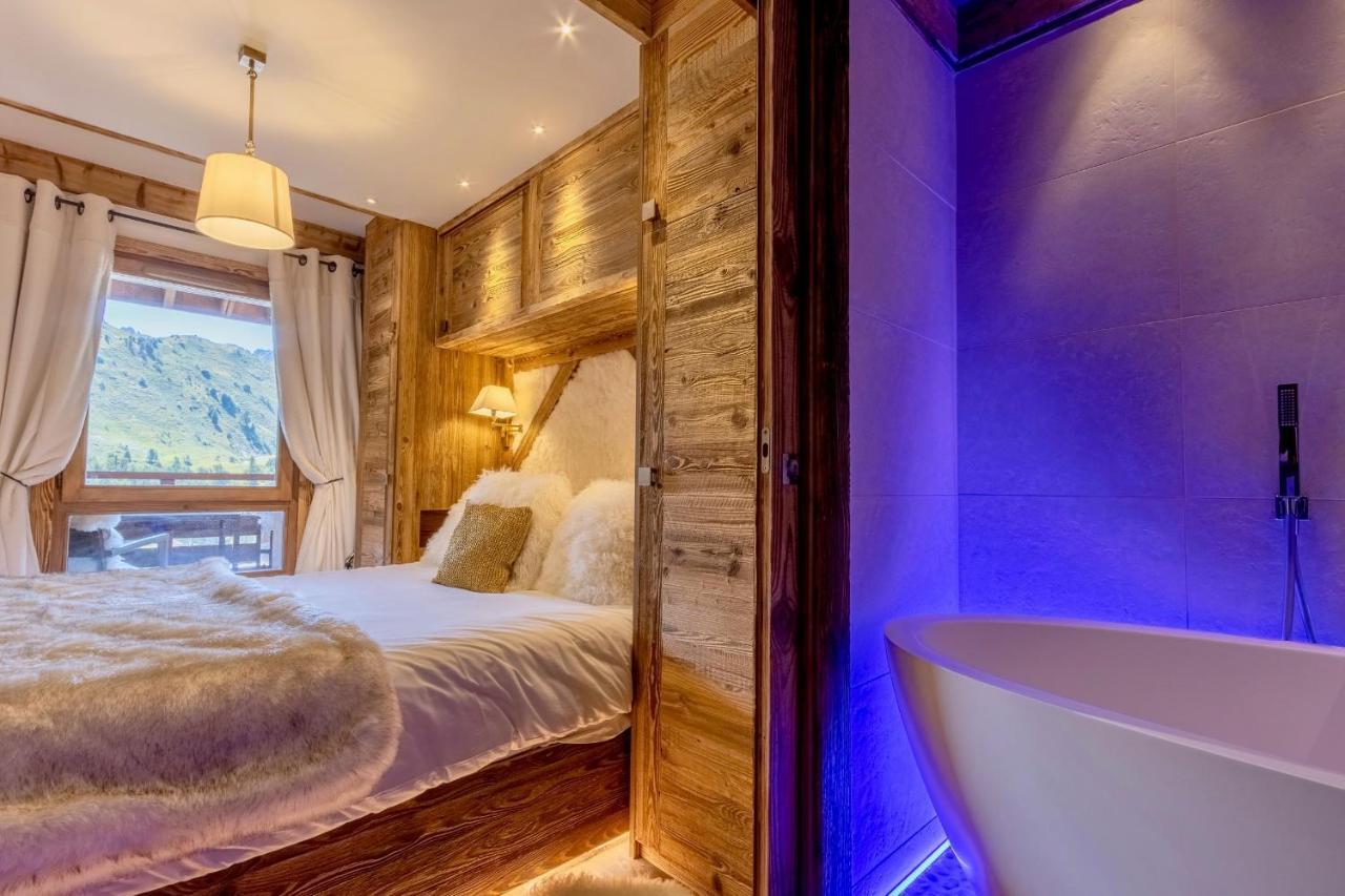Arc 1950, Ambiance Chalet Luxe 5/7Pers Dans Residence 5* Skis Aux Pieds Avec Spa Les Arcs  Ngoại thất bức ảnh