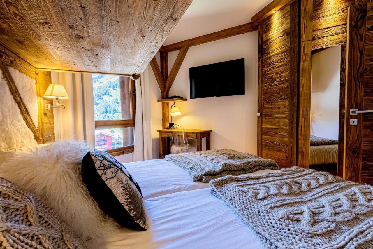 Arc 1950, Ambiance Chalet Luxe 5/7Pers Dans Residence 5* Skis Aux Pieds Avec Spa Les Arcs  Ngoại thất bức ảnh