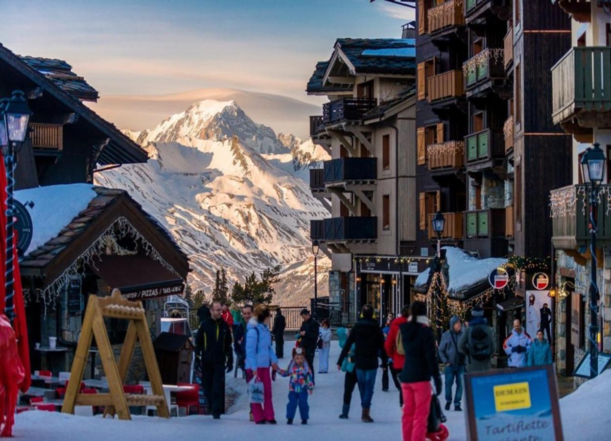 Arc 1950, Ambiance Chalet Luxe 5/7Pers Dans Residence 5* Skis Aux Pieds Avec Spa Les Arcs  Ngoại thất bức ảnh